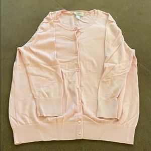 Loft Pink Cardigan Size Large
